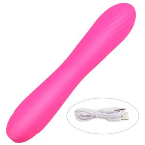**USB Rechargeable 10-Speed Silicone AV Vibrator  Female Foreplay Masturbator Adult Sex Toy**