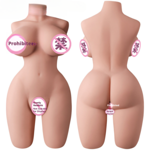 Half-Body Realistic Doll, Big-Butt Silicone Butt Masturbator for Men, Adult Sex Toy