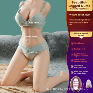 Realistic Long-Leg Male Masturbator, Half-Body Leg Model, Silicone Doll Masturbator, Adult Sex Toy