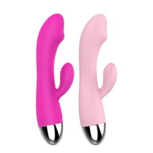 **Double-Ended Vibrator AV Wand  Silicone Vibrating Massager, Female Masturbator, Adult Sex Toy**