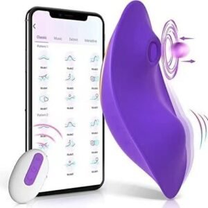 Wearable Suction Vibrating Egg for Women, APP-Controlled Clitoral and Nipple Stimulator, Instant Orgasm Adult Toy