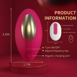 Wearable Suction Vibrating Egg for Women, APP-Controlled Clitoral and Nipple Stimulator, Instant Orgasm Adult Toy