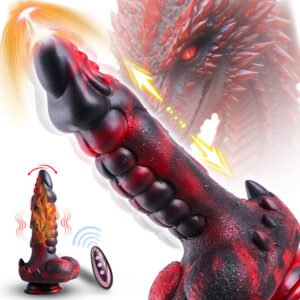 Silicone Electric Irregular Dildo  Vibrating, Heated, Retractable Masturbator for Women, Clitoral & G-Spot Pleasure Toy