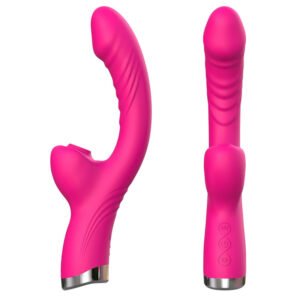 AV-Style Female Suction Vibrator, Adult Toy, Magnetic Rechargeable