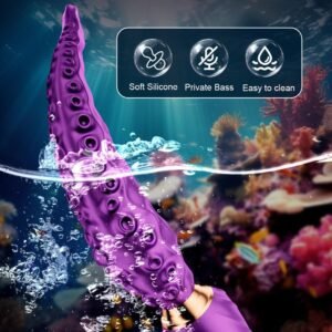 **Adult Sex Toy Female Pleasure Octopus AV Wand, Penetrating Vibrator, Quick-Orgasm Device**