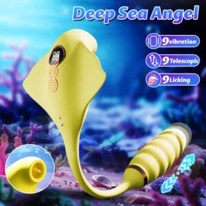 Telescopic Tongue-Licking Vibrating Egg for Women, Vibrator, Adult Pleasure Toy