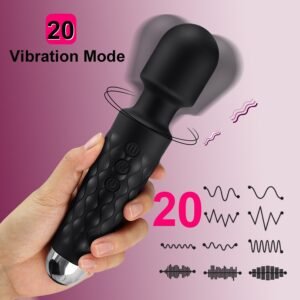 AV Vibrator, Female Orgasm Teasing Masturbator, Powerful Vibration Massager, Adult Pleasure Toy