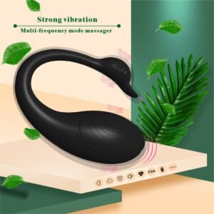 App Wireless Remote-Controlled Vibrating Egg  Swan Wearable, Waterproof & Silent Female Masturbator