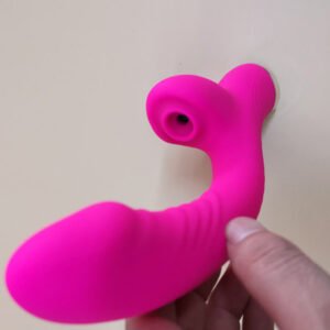 AV-Style Female Suction Vibrator, Adult Toy, Magnetic Rechargeable