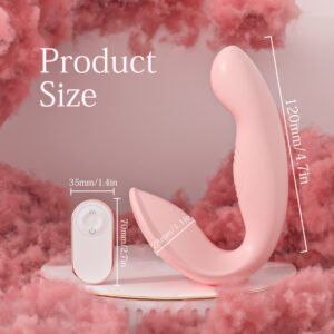 App Remote Control Wearable Vibrating Egg, Remote Insertable Panty Vibrator with Tapping Function, Ultra-Thin Discreet Female Adult Toy for Outdoor Use