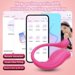 Wearable Insertable Vibrating Egg for Outdoor Use, Female Masturbation Toy, APP Remote-Controlled Adult Pleasure Product