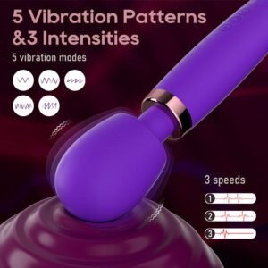 AV Vibrator, USB Rechargeable, Female Teasing and Stimulation Massager, Adult Pleasure Toy