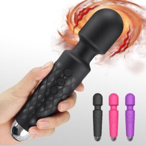 AV Vibrator, Female Orgasm Teasing Masturbator, Powerful Vibration Massager, Adult Pleasure Toy