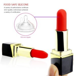 **Womens Lipstick Vibrator  Magnetic Rechargeable Mini Bullet, Female Masturbator AV Wand, Adult Sex Toy**