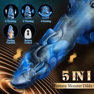 Monster Dildo  Electric Retractable & Vibrating Remote-Controlled Dildo for Women, Adult Sex Toys Wholesale