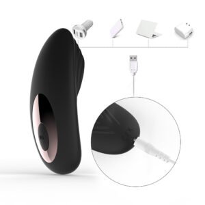 Wearable Egg Vibrator for Outdoor Play, Vibrating Wand with G-Spot Stimulation, Rechargeable Wireless Remote-Control Bullet Vibrator