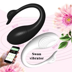App Wireless Remote-Controlled Vibrating Egg  Swan Wearable, Waterproof & Silent Female Masturbator