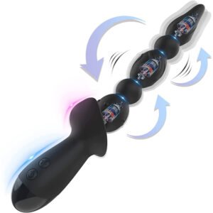 Electric Beaded Anal Plug  10 Vibration Modes, Couples Anal Stimulator, Adult Masturbator, Wholesale Sex Toy