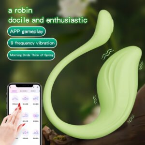 Wearable Insertable Vibrating Egg for Outdoor Use, Female Masturbation Toy, APP Remote-Controlled Adult Pleasure Product