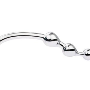 Adult SM Metal Anal Plug  4-Bead Anal Plug, Prostate Massager, S-Size Rear Pleasure Toy